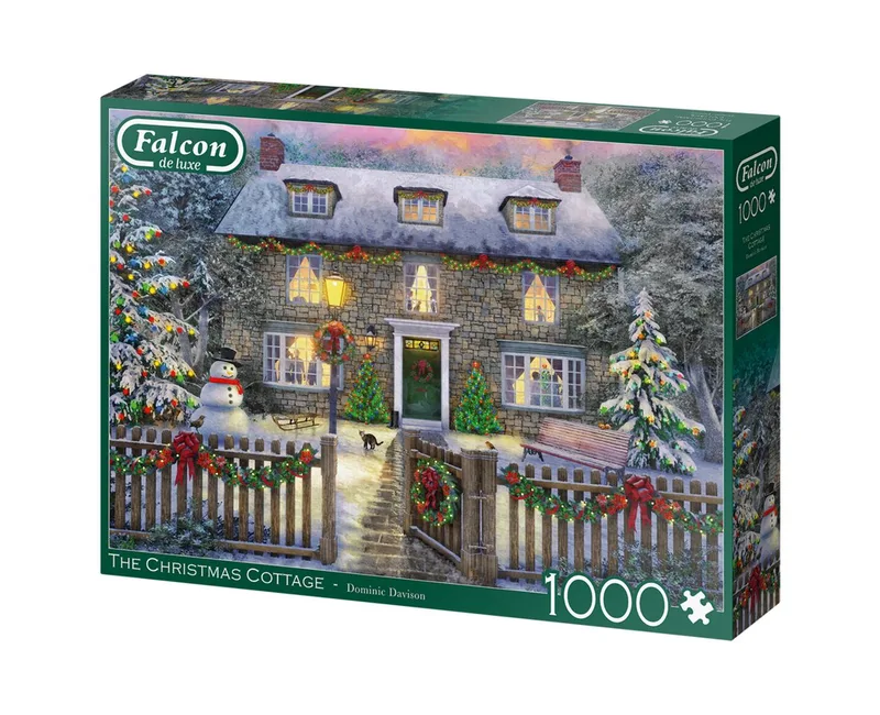 Puzzle Das Weihnachtshaus 1000 Teile Puzzle, 1000 Puzzleteile, Made in Europe from Jumbo, Multicolour edition – box 2 of 2