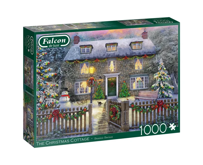 Puzzle Das Weihnachtshaus 1000 Teile Puzzle, 1000 Puzzleteile, Made in Europe from Jumbo, Multicolour edition – box 1 of 2