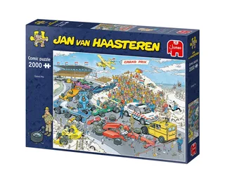 Puzzle Jan van Haasteren Das Autorennen - Der Start 2000 Teile Puzzle, 2000 Puzzleteile from Jumbo, Multicolour edition – box 2 of 2