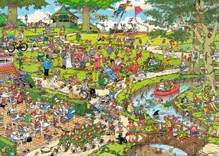 Puzzle Jan van Haasteren Der Park 1000 Teile Puzzle, 1000 Puzzleteile from Jumbo, Multicolour edition – box 2 of 2