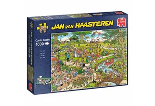 Puzzle Jan van Haasteren Der Park 1000 Teile Puzzle, 1000 Puzzleteile from Jumbo, Multicolour edition – box 1 of 2