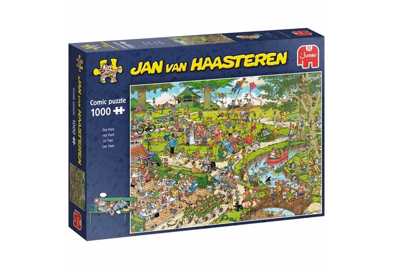 Puzzle Jan van Haasteren Der Park 1000 Teile Puzzle, 1000 Puzzleteile from Jumbo, Multicolour edition – box 1 of 2