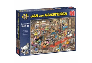Puzzle Jan van Haasteren Die Hundeschau 1000 Teile Puzzle, 1000 Puzzleteile, Made in Europe van Jumbo, editie Meerkleurig – doos 1 van 2