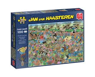 Puzzle Jan van Haasteren Niederländische Handwerkskunst 1000 Teile Puzzle, 1000 Puzzleteile von Jumbo, Ausgabe Mehrfarbig – Schachtel 1 von 2