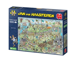 Puzzle Jumbo 20069 Jan van Haasteren Highland Games 1000 Teile Puzzle, 1000 Puzzleteile de Jumbo, édition Multicolore – boîte 3 sur 4