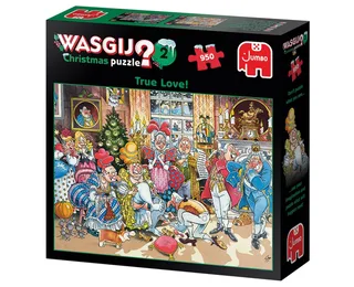 Puzzle Wasgij Christmas 2 Wahre Liebe 950 Teile Puzzle, 950 Puzzleteile fra Jumbo, Flerfarvet-udgave – æske 4 af 4