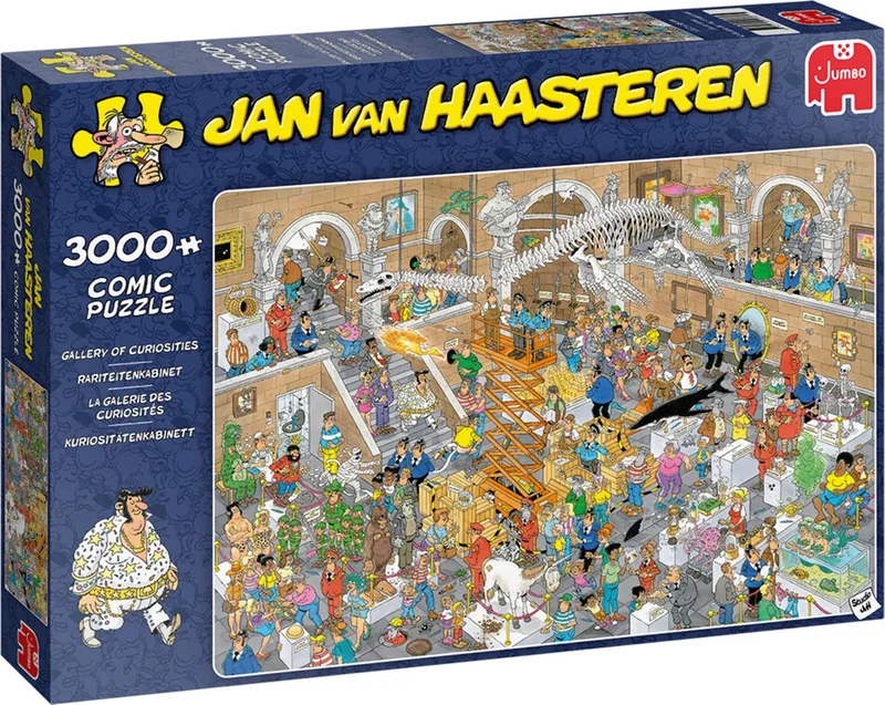 Rariteitenkabinet - 3000 stukjes puzzel van Jumbo, editie Meerkleurig – doos