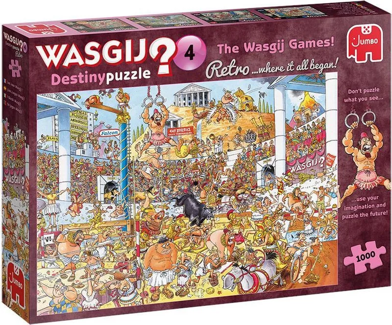 Retro Destiny 4 1000 pcs van Jumbo, editie Meerkleurig – doos
