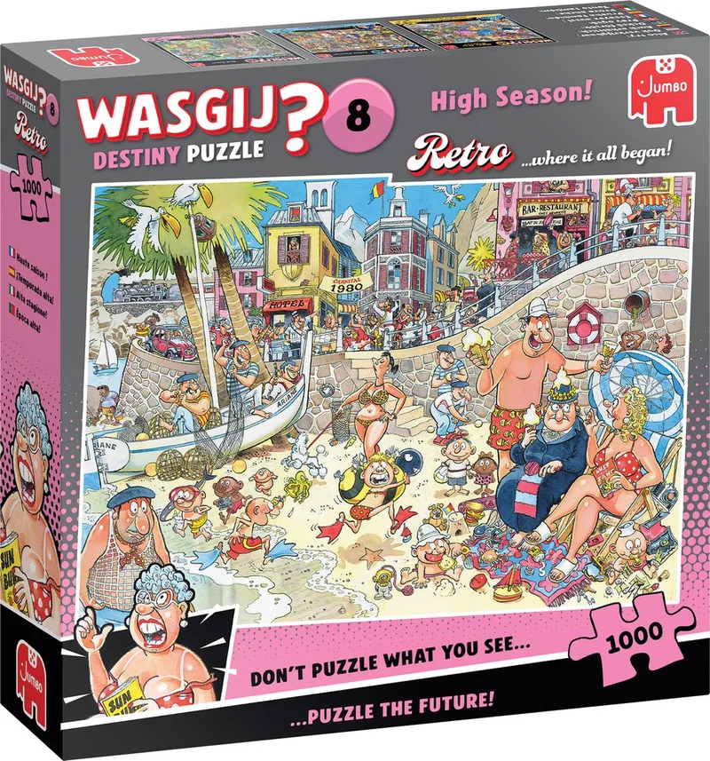 Retro Destiny 8 - Hoogseizoen! - Puzzel - 1000 stukjes - Volwassenen legpuzzel from Jumbo, Multicolour edition – box 1 of 2