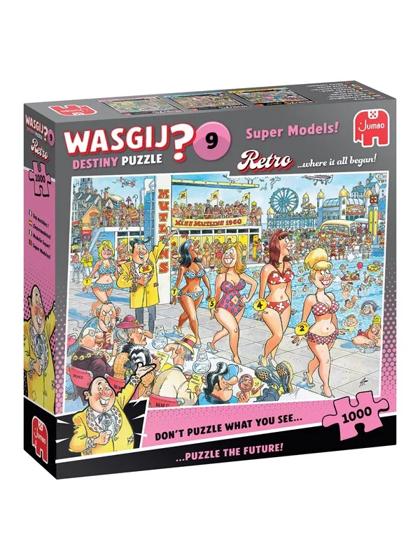 Retro Destiny 9 - Super Models! (1000) from Jumbo – box 1 of 2