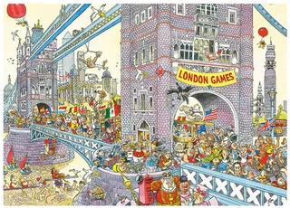 Retro Mystery 8 - De Laatste Horde! - 1000 stukjes puzzel - Legpuzzel volwassenen van Jumbo, editie Meerkleurig – doos 1 van 2