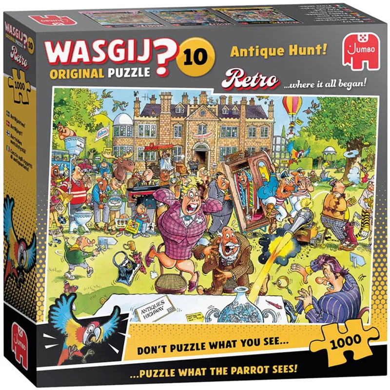 Retro Original 10 - Antiekjacht! - 1000 stukjes puzzel - Legpuzzel voor volwassenen von Jumbo, Ausgabe Mehrfarbig – Schachtel