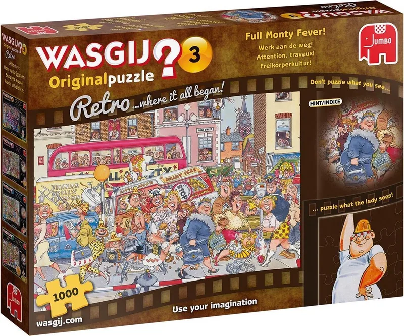 Retro Original 3 - Werk aan de Weg! (1000) van Jumbo, editie Meerkleurig – doos