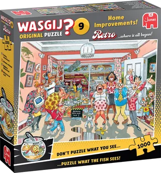 Retro Original 9 - Klein verbouwinkje! - 1000 stukjes puzzel - Legpuzzel from Jumbo, Multicolour edition – box 1 of 2