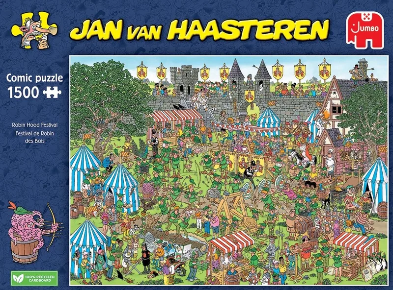 Robin Hood Festival - 1500 stukjes - Puzzel - Legpuzzel from Jumbo, Multicolour edition – box