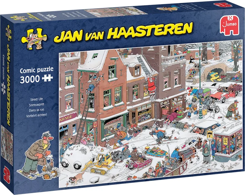 Sneeuwpret - Puzzel 3000 stukjes volwassenen - Legpuzzels from Jumbo, Multicolour edition – box