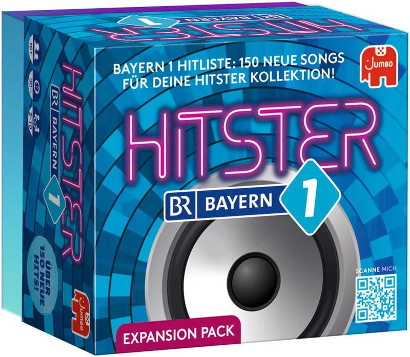 Spiel Hitster Bayern 1, Familienspiel van Jumbo, editie Bunt – doos