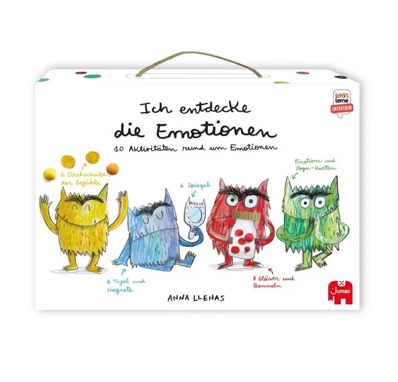 Spiel Ich entdecke die Emotionen - Color Monster från Jumbo – kartong