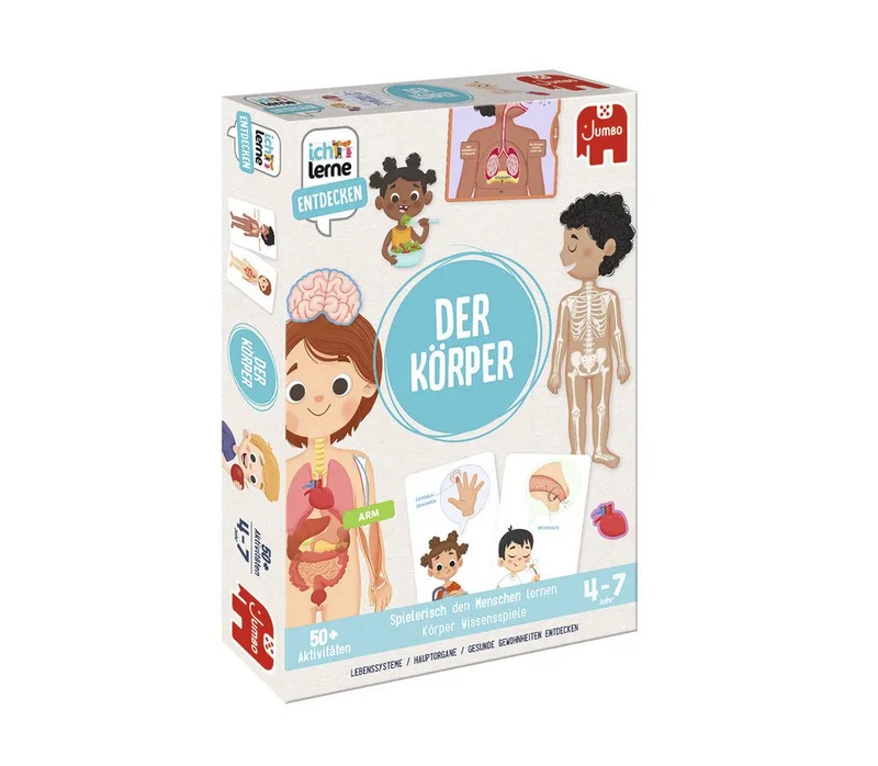 Spiel Ich lerne Entdecken Der Körper, Jumbo Spiele 1110100049 Ich lerne Entdecken Der Körper from Jumbo, Bunt edition – box