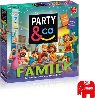 Party & Co Family de Jumbo, édition Multicolore – boîte 1 sur 4