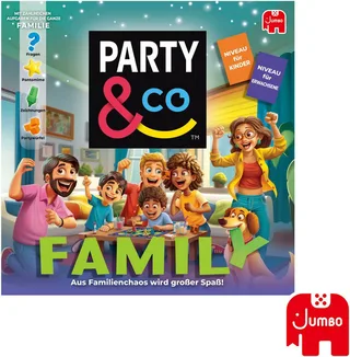 Party & Co Family de Jumbo, édition Multicolore – boîte 3 sur 4