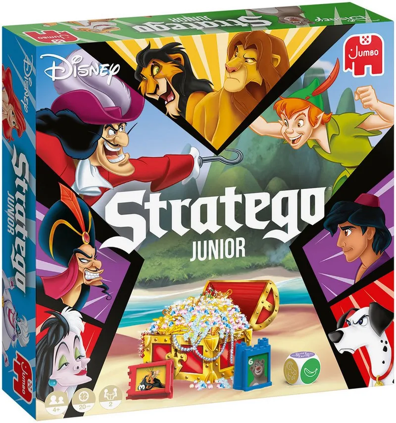 Stratego Junior Disney von Jumbo, Ausgabe Mehrfarbig – Schachtel