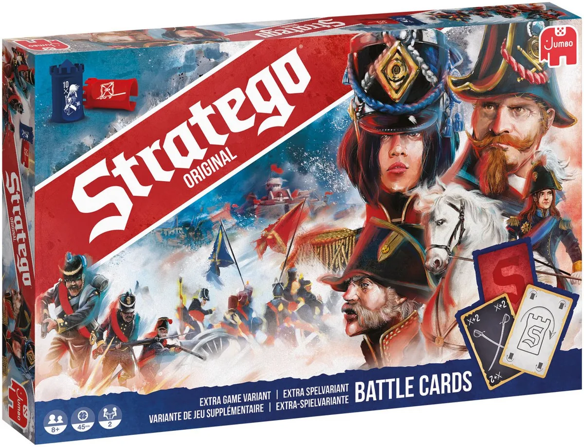 Stratego Original Neuauflage fra Jumbo, Flerfarvet-udgave – æske