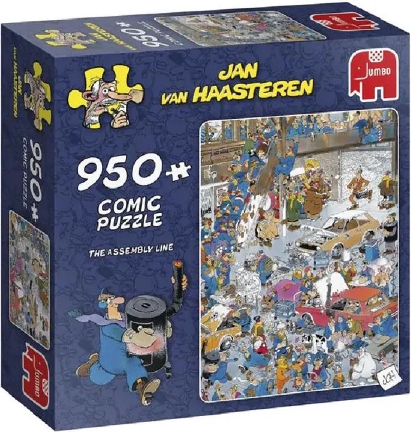 The Assembly Line puzzel - 950 stukjes van Jumbo, editie Meerkleurig – doos
