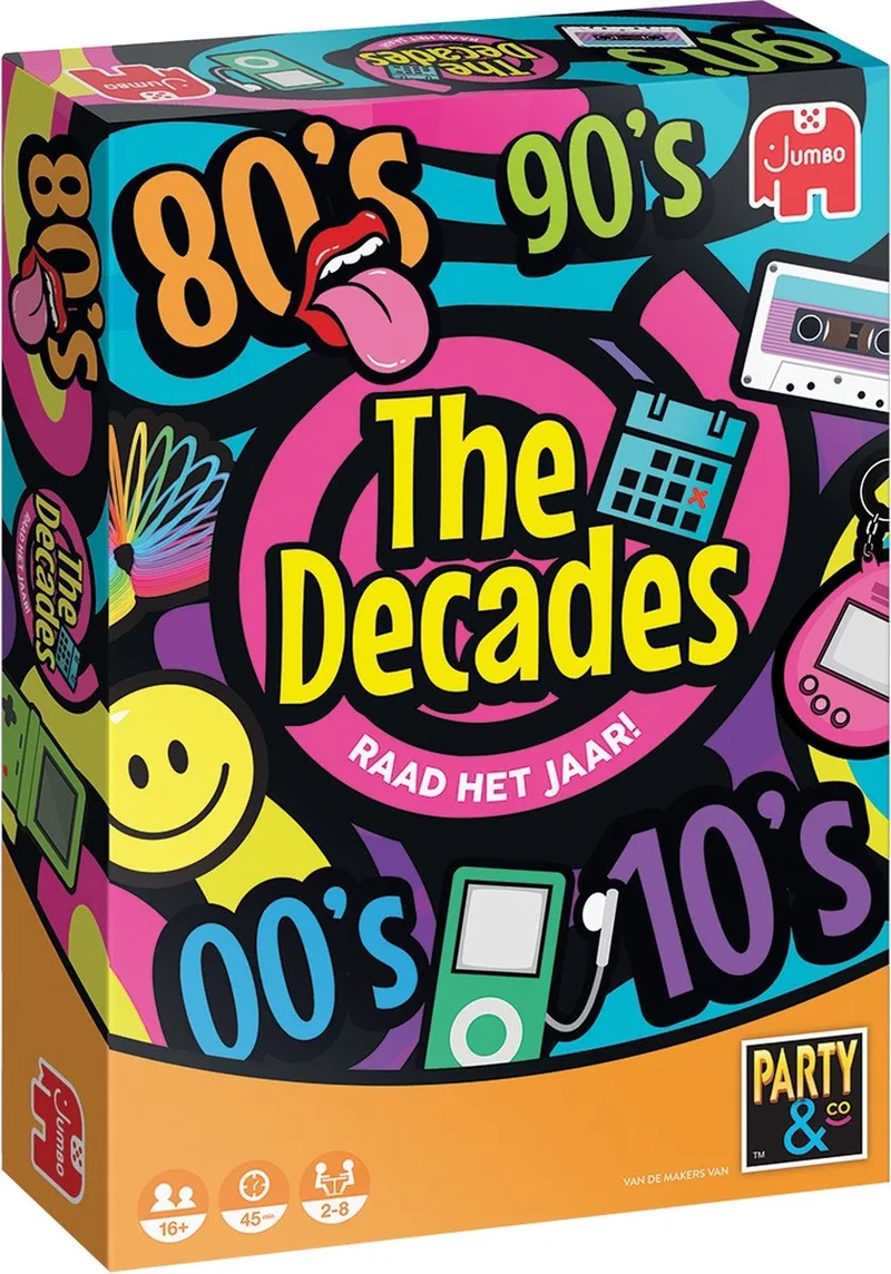 The Decades - Gezelschapsspel - Bordspel fra Jumbo – æske