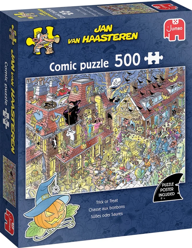 Trick or treat - 500 stukjes puzzel - Legpuzzel voor volwassenen - Vanaf 12 jaar de Jumbo, édition Multicolore – boîte