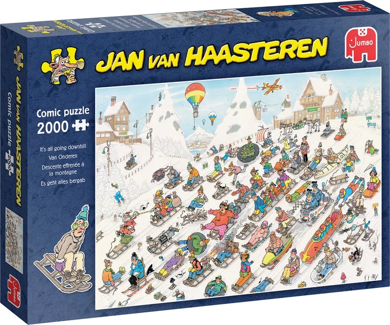 Van onderen - 2000 stukjes puzzel - Legpuzzel de Jumbo, édition Multicolore – boîte