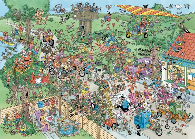 Vogelkijkdag - 1000 stukjes puzzel - Legpuzzel - JVH de Jumbo, édition Multicolore – boîte 2 sur 2