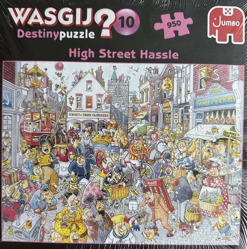 Wasgij? 10 Destiny puzzle high street hassle chaos in de winkelstraat jumbo puzzel 950 stukjes van Jumbo, editie Meerkleurig – doos