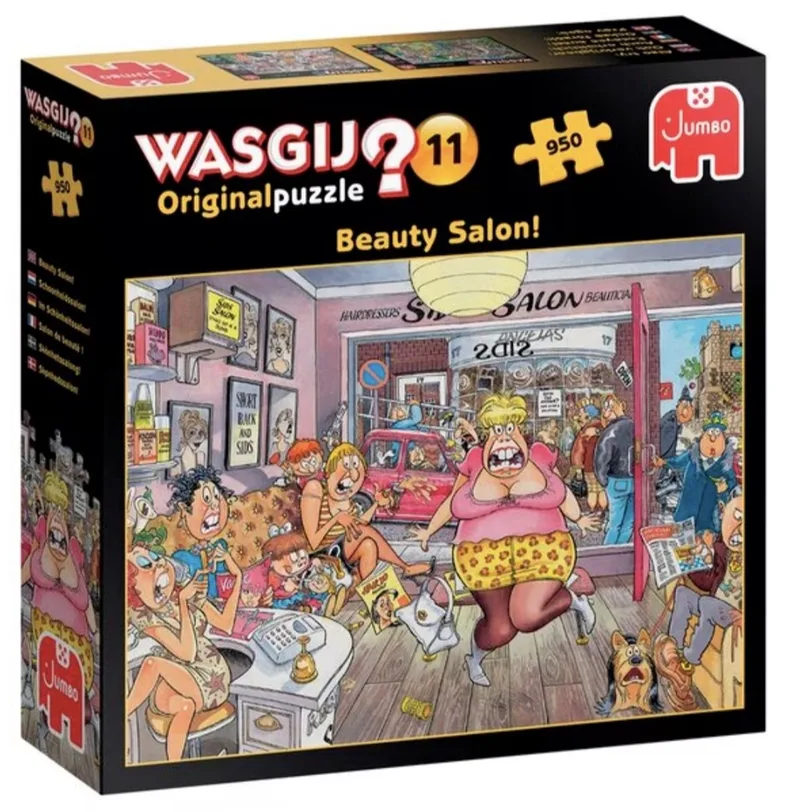 Wasgij? 11 - Puzzel - Schoonheidssalon - 950 stukjes - beauty salon from Jumbo, Multicolour edition – box