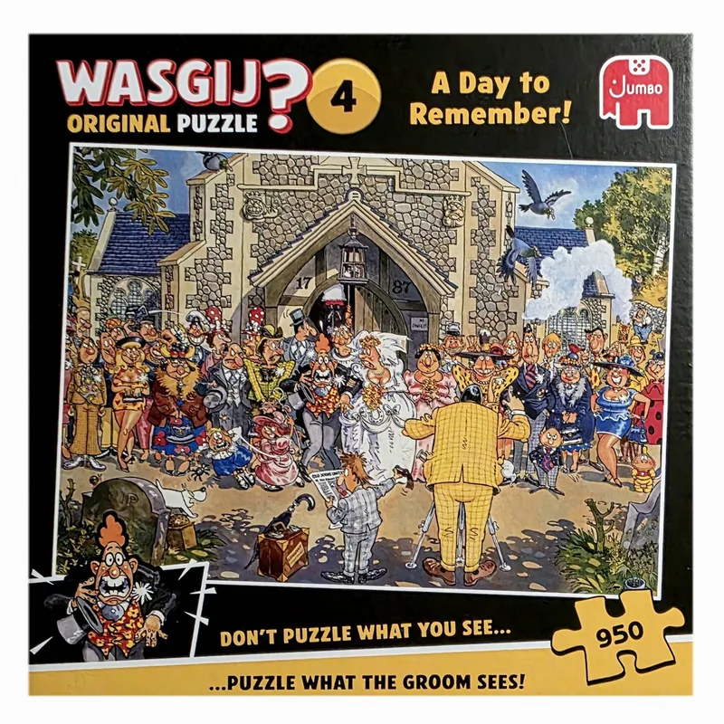 Wasgij 4 - Orginal - Een dag om nooit te vergeten - 950 Stukjes - Legpuzzel from Jumbo, Multicolour edition – box
