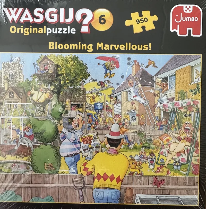 Wasgij? 6 original puzzle blooming marvellous! 950 stukjes jumbo puzzel Het groeit als kool from Jumbo, Multicolour edition – box