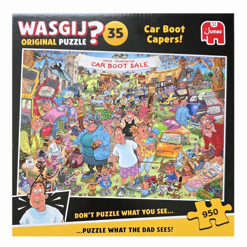 Wasgij orginal 35 - Vlooienmarkt vondsten! - 950 stukjes - Legpuzzel from Jumbo, Multicolour edition – box