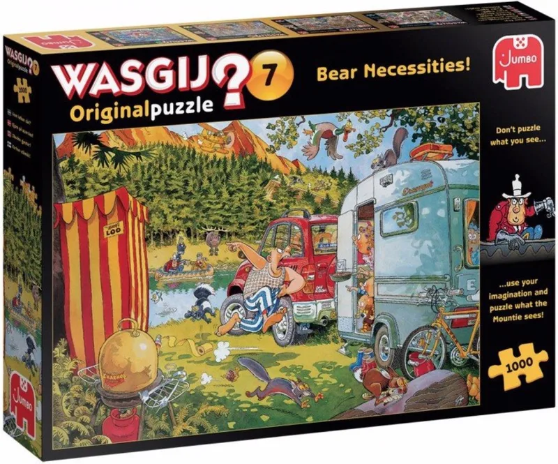 Wasgij Original 7 - Bear Necessities - legpuzzel 1000 stukjes from Jumbo, Multicolour edition – box