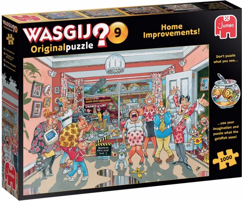 Wasgij Original 9 - Home Improvements - legpuzzel 1000 stukjes van Jumbo – doos