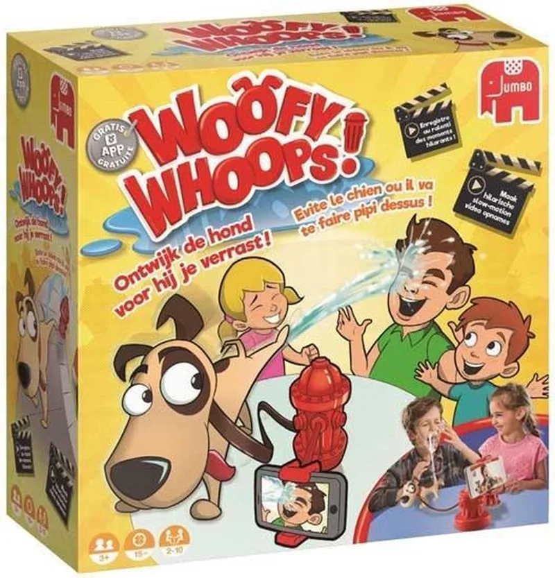 Woofy Whoops fra Jumbo – æske