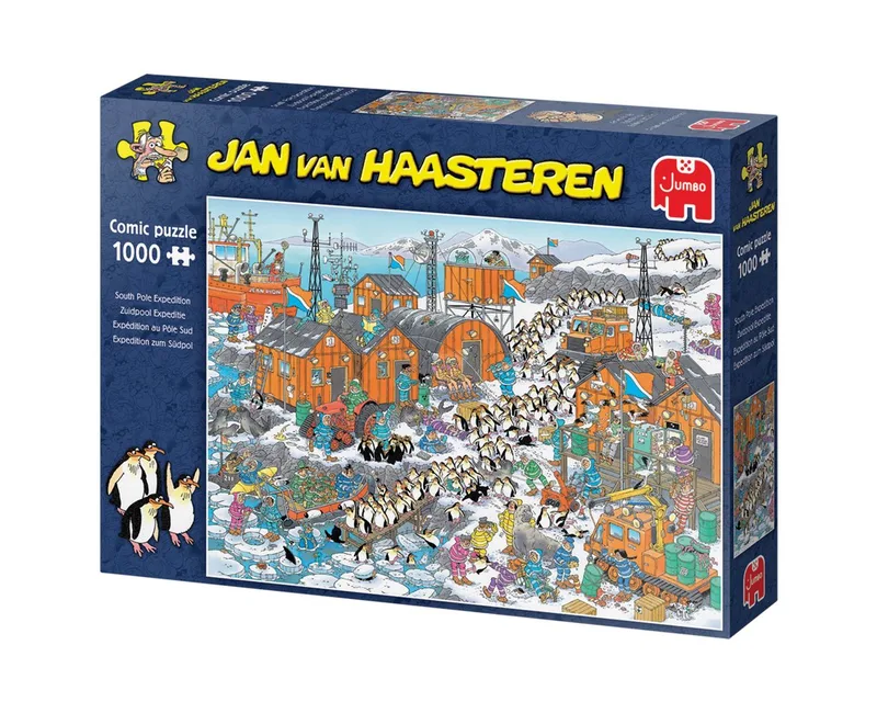 Zuidpool Expeditie - 1000 stukjes puzzel von Jumbo, Ausgabe Mehrfarbig – Schachtel 2 von 2