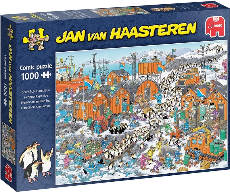 Zuidpool Expeditie - 1000 stukjes puzzel van Jumbo, editie Meerkleurig – doos