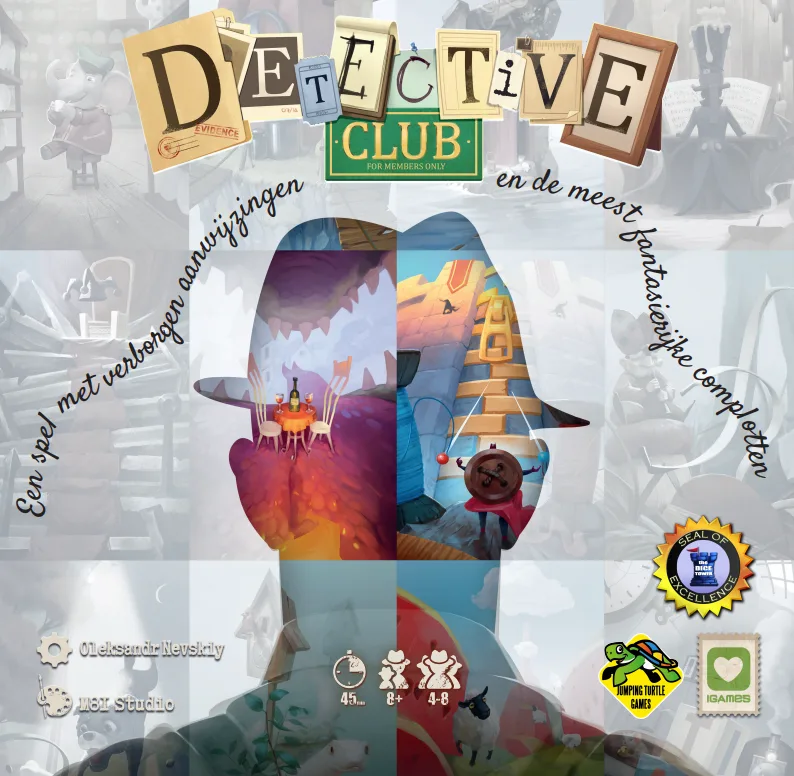 Detective Club from Jumping Turtle Games – box