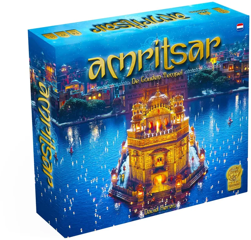 Amritsar bordspel KEG + metalen munten from Keep Exploring Games – box