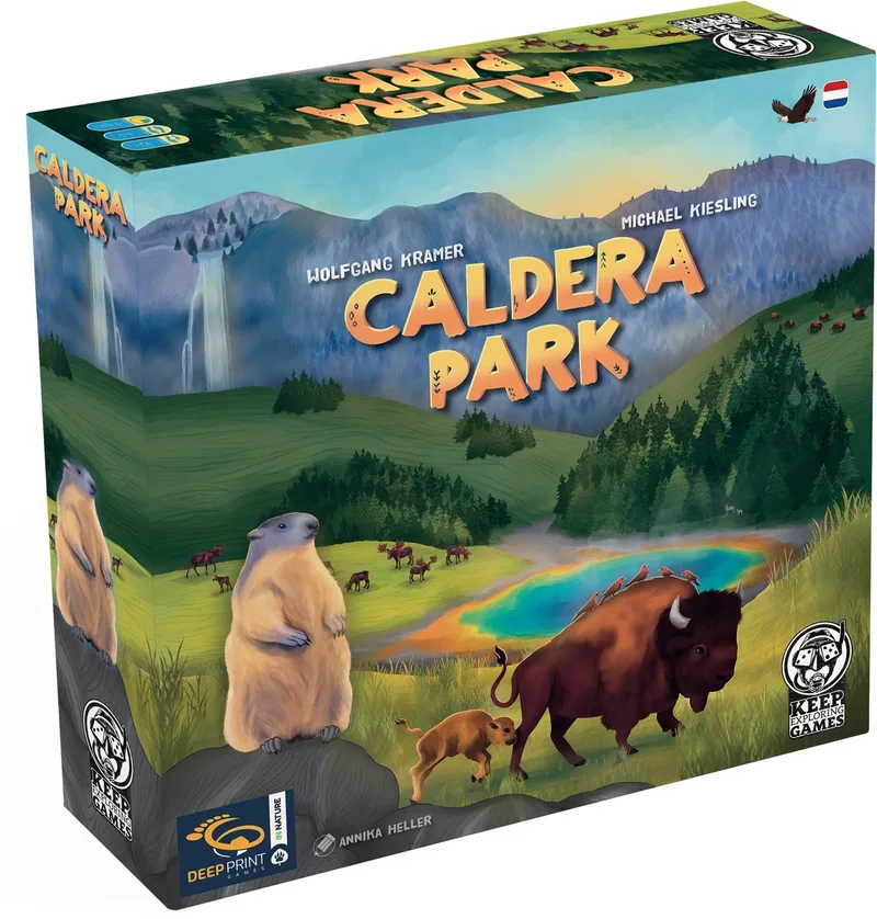 Caldera Park - Bordspel van Keep Exploring Games – doos