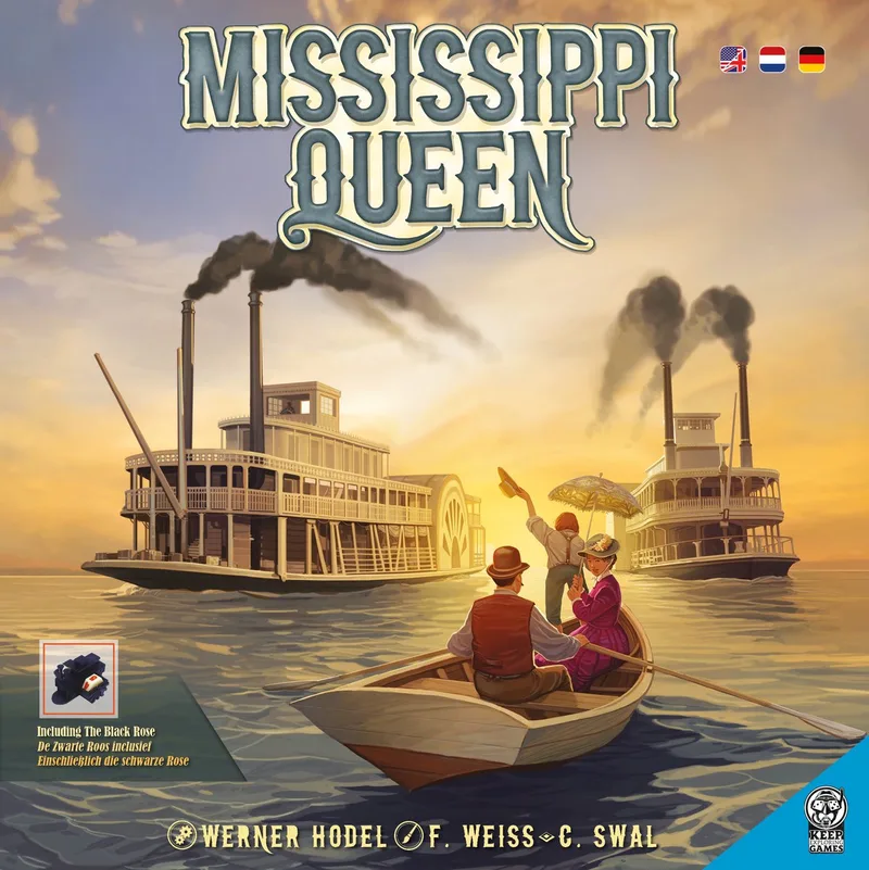 Mississippi Queen - bordspel - EN/DE/NL - Keep Exploring Games from Keep Exploring Games – box