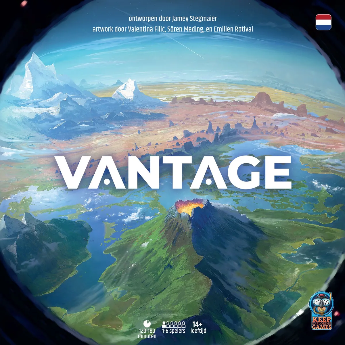 Vantage bordspel Nederlands Deluxe Keep Exploring Games van Keep Exploring Games – doos