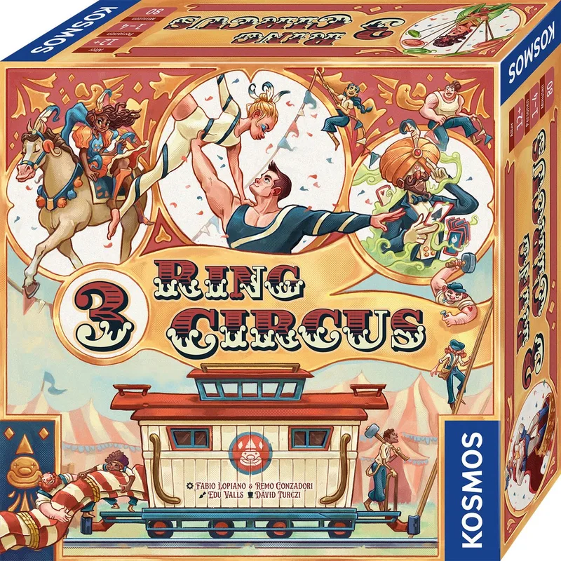 3 Ring Circus, Bordspel, Strategie, 12 jaar, 80 min fra KOSMOS – æske
