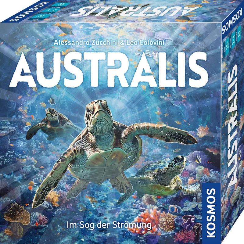 Australis, Bordspel, 10 jaar, 45 min, Familiespel fra KOSMOS – æske