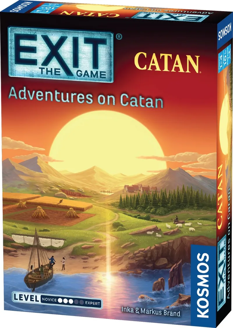 EXIT: The Game – Adventures on Catan - numerous challenges and mysteries await you on this adventurous journey! - EN fra KOSMOS – æske